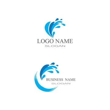 Waves Logo Template vector symbol Stock Illustration