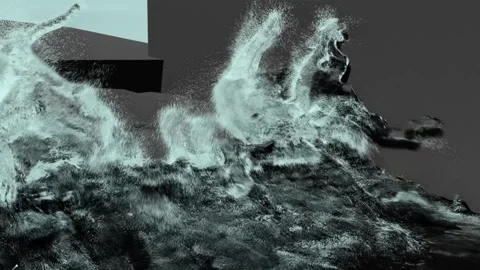 Waves loop - Olas bucle Stock Footage 240112135