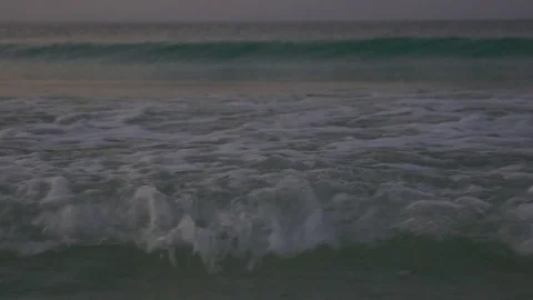 Waves Low Angle Stock Footage 84985335