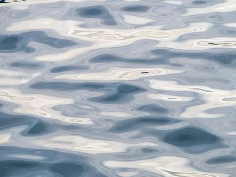 Waves make a pattern Weissensee Carinthia Austria Europe Stock Photos