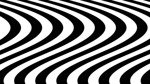 Waves of Mask Lines Back and Forth Stock Footage 139738486