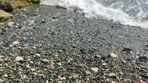 Waves of the Mediterranean Stock Footage 132223057