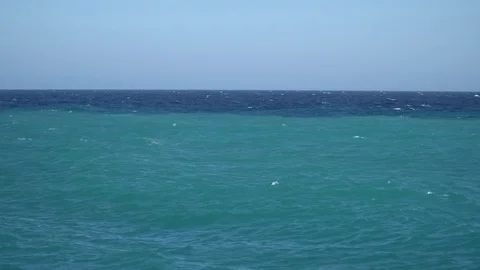 Waves of the Mediterranean sea Stock Footage 80010988