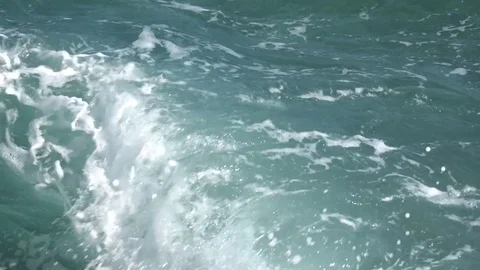 Waves of the Mediterranean sea Stock Footage 80013342