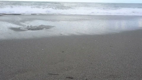 Waves on the Mediterranean sea Stockbeeldmateriaal 81972161