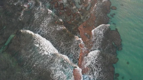 Waves of the Mediterranean Sea. Stock Footage 111429630