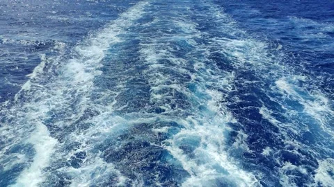 Waves in the middle of Atlantic ocean 2023 Stock Footage 254195460