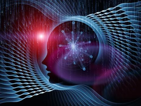 Waves of the Mind Illustrazione stock