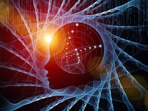 Waves of the Mind Illustrazione stock