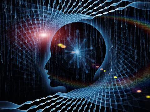 Waves of the Mind Illustrazione stock