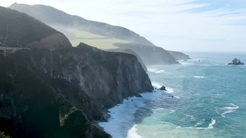 The Waves in Monterey County, California Stock Footage 239967178