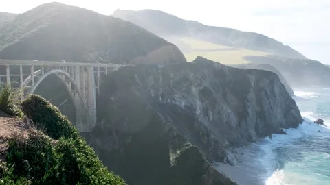 The Waves in Monterey County, California Stock Footage 239967258