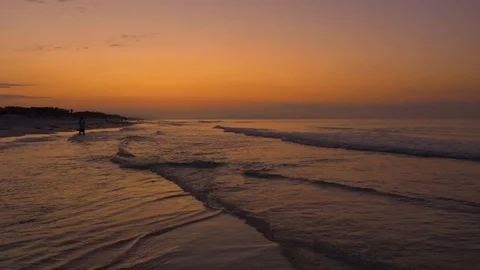 Waves in Morning Video stock 84985333