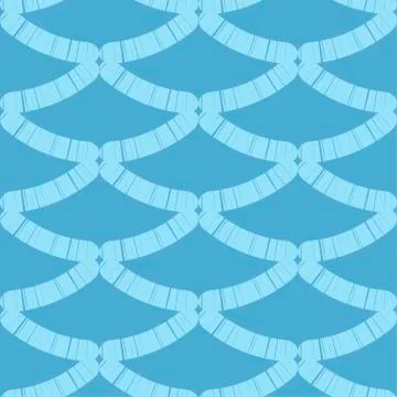 Waves. Mosaic with geometric shapes. Stock Illustration