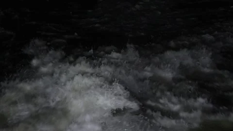 Waves in the Night (Slow Motion) Stockbeeldmateriaal 233451764