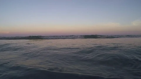 Waves in the ocean and sand beach Stock Footage 105418092