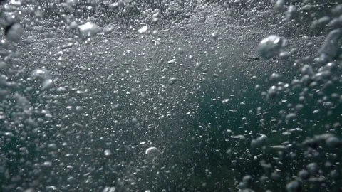Waves on the ocean. The camera goes under water. Stock Footage 80892054