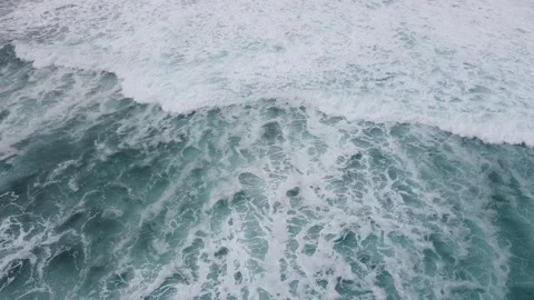 Waves of the ocean. Crazy Pattern Video stock 143480043