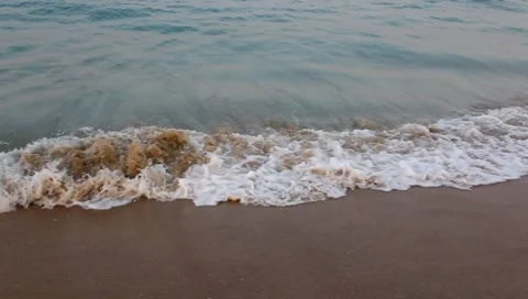 Waves from the ocean Stock Footage 8359895