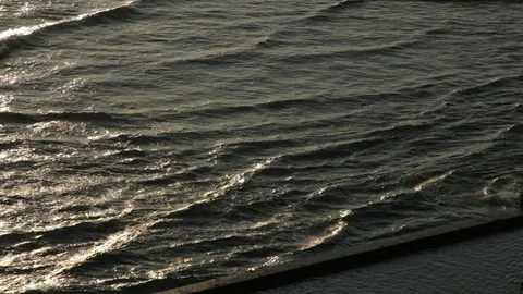 Waves In The Ocean Stock Footage 104808827