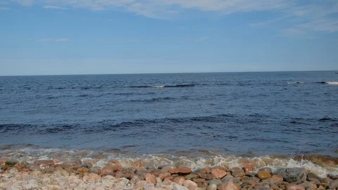 Waves of ocean Stock Footage 112761209