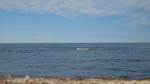 Waves of ocean Stock Footage 112761304