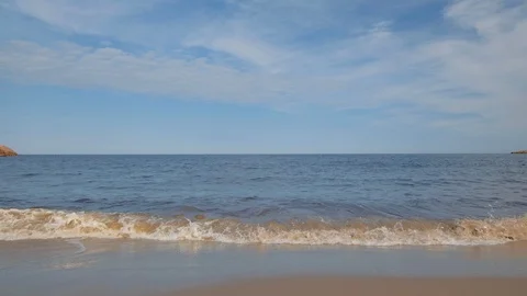 Waves of ocean Stock Footage 112761767