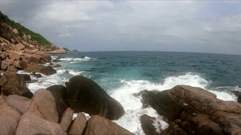 Waves in the ocean Stock Footage