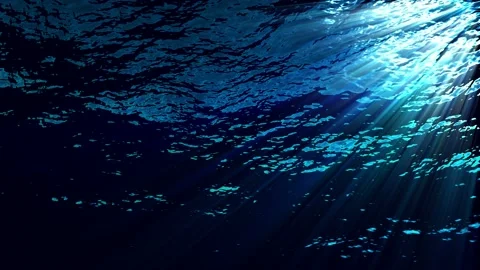 Waves ocean loop, waves ocean loop, underwater ocean wave, underwater ocean wave Stock Footage 205553954