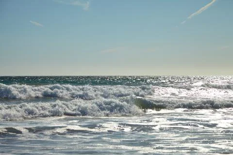 Waves in the ocean Stock Photos