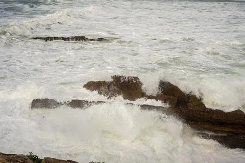 Waves in the ocean. Stock Photos