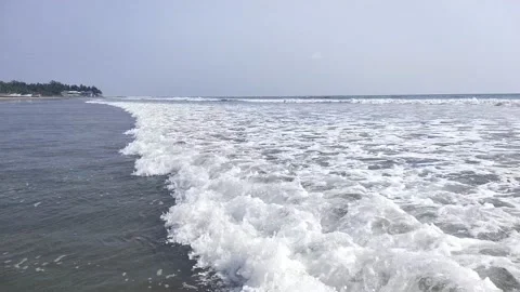Waves Ocean Sea view Video stock 153222547
