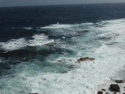 Waves in ocean Splashing Waves Stock Photos