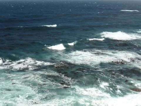 Waves in ocean Splashing Waves Stock Photos