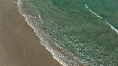Waves in the ocean video from the drone Stock Footage 241838525