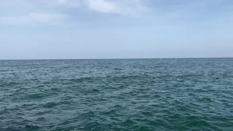 Waves in the open sea Stock Footage 140904776