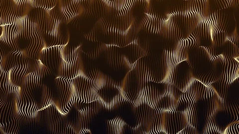 Waves, orange curves. Stock Footage 77641908