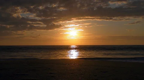 Waves of Orange Stock-Footage 5350735