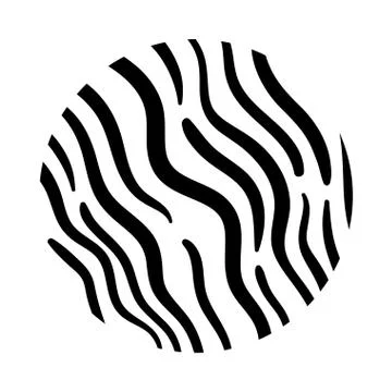 Waves organic pattern line style 스톡 일러스트