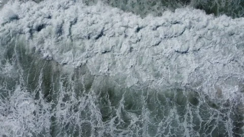 Waves over Atlantic Ocean coast Dominican Republic Stock Footage 170998833