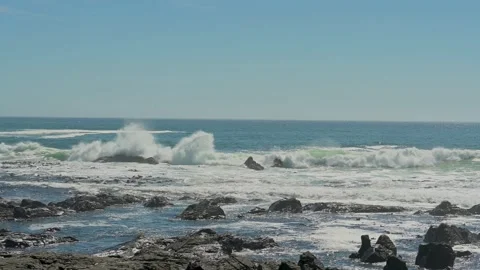 Waves overlooking the South Atlantic Coast near Cape Town South Africa Stock-Footage 271282176