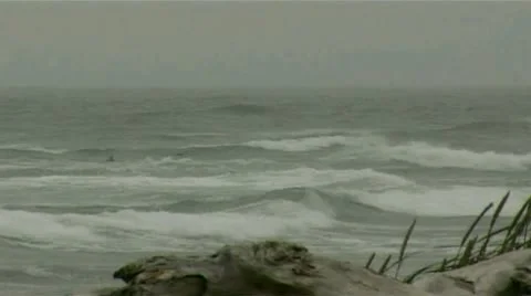 Waves in the Pacific Stock Footage 9119057