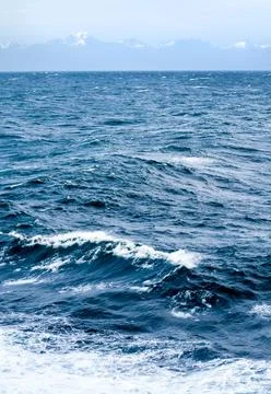 Waves in the Pacific Ocean Stock Photos