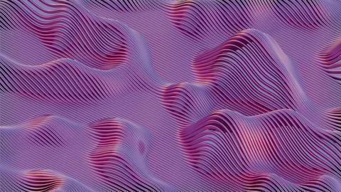 Waves of Parallel Lines: Subtle Gradients Stock Illustration