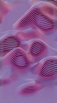 Waves of Parallel Lines: Subtle Gradients Stock Illustration