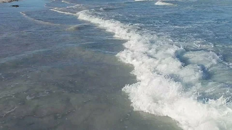Waves Pass Forward Stock Footage 51857902