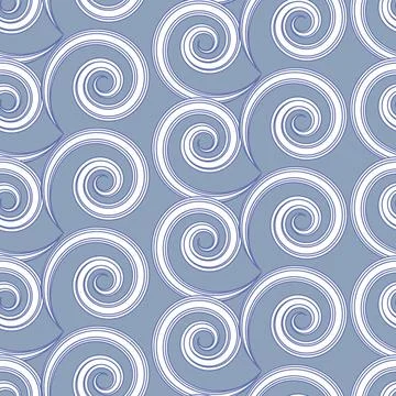 Waves pattern Waves seamless retro pattern, a vector illustration. Copyrig... Stock Photos