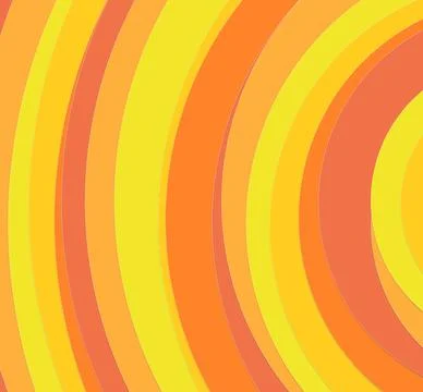 Waves pattern in yellow and orange colors for backgrounds Stock Illustration