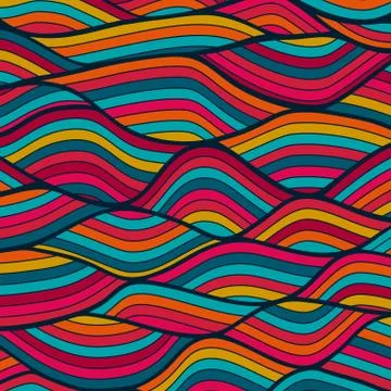 Waves pattern.templates web page design.copy that square to the side and you' Illustrazione stock