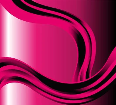 Waves of pink background Stock Illustration